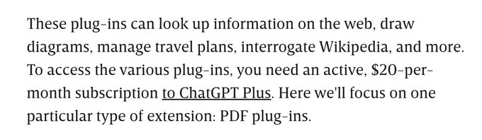 How ChatGPT Can Help You Do More With PDFs https://t.co/FV26dSjZg8 (Examples: Ai PDF, AskYourPDF, Doc
