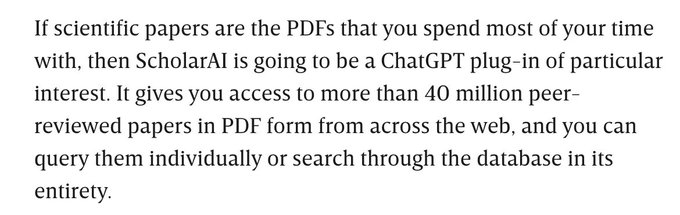 How ChatGPT Can Help You Do More With PDFs https://t.co/FV26dSjZg8 (Examples: Ai PDF, AskYourPDF, Doc