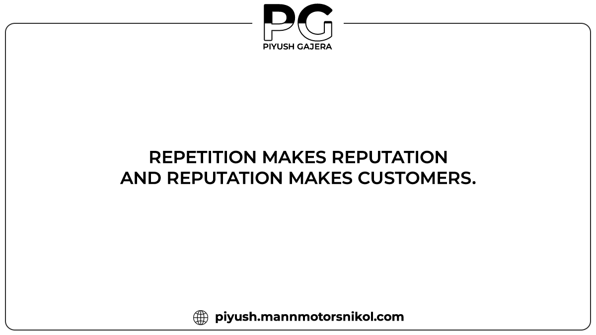 piyushgajera98's tweet image. #TuesdayMotivations #BuildingReputation #CustomerConnection #Consistency #Credibility #Customers #MotivationalQuotes #QuotesofTheDay #SuccessMotivation #BusinessMind #MotivationalMindset #Innovation #Raputation #CarEnthusiast #CarMechanic #PiyushGajera #MannMotorsNikol