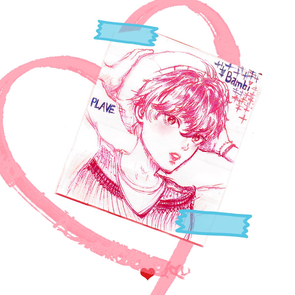 hiryn_03's tweet photo. Bamby💞🖌️

#밤비 #플레이브 
#PLAVE #BAMBY https://t.co/LuFyd8xSRd