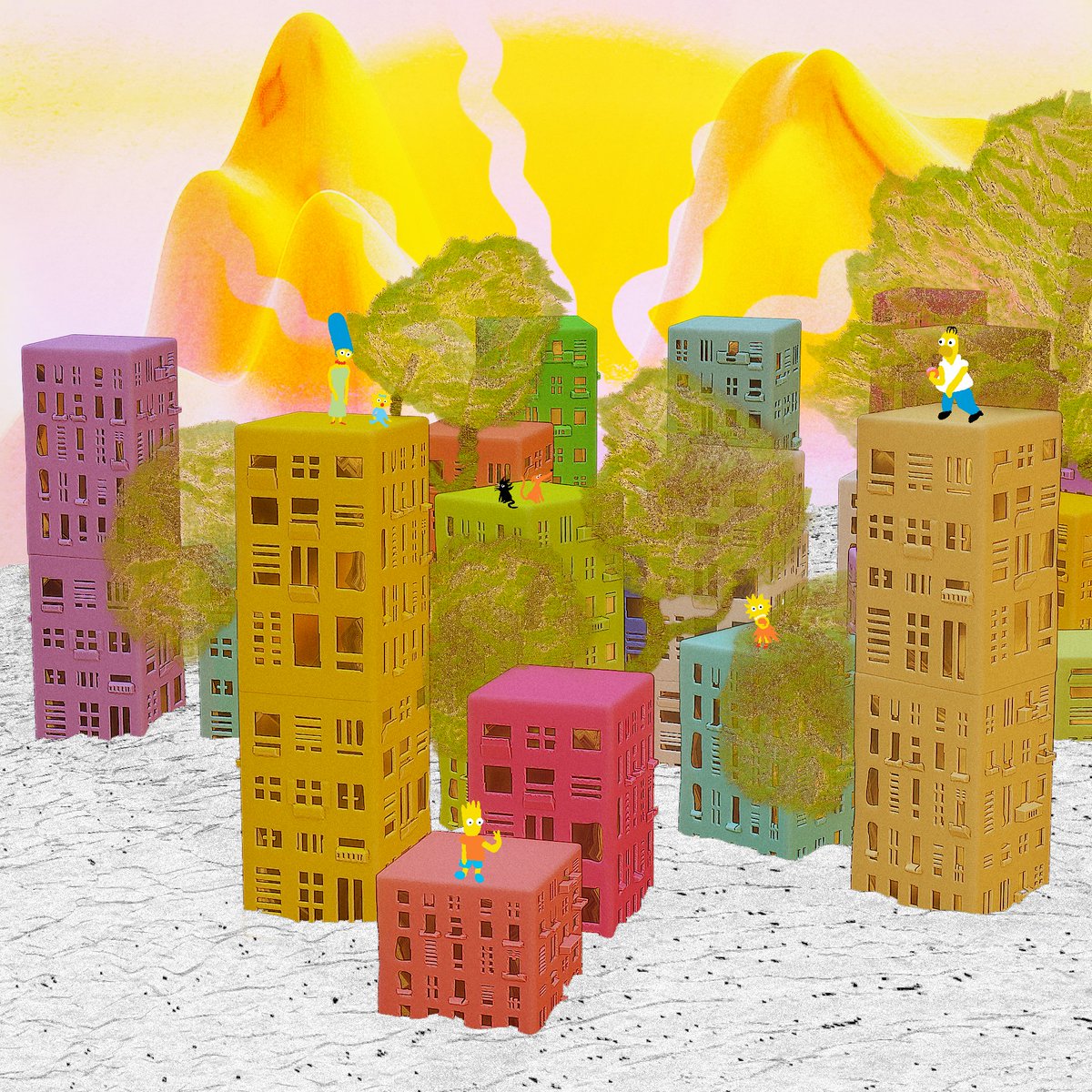 GM <a href="/HomerJSimpson/">Homer J. Simpson</a>  🌆 

This 'Simpson' layer is included only 3 times in the collection Symbolic Citees. 
Can't wait to see who mints this Citee 'Springfield'