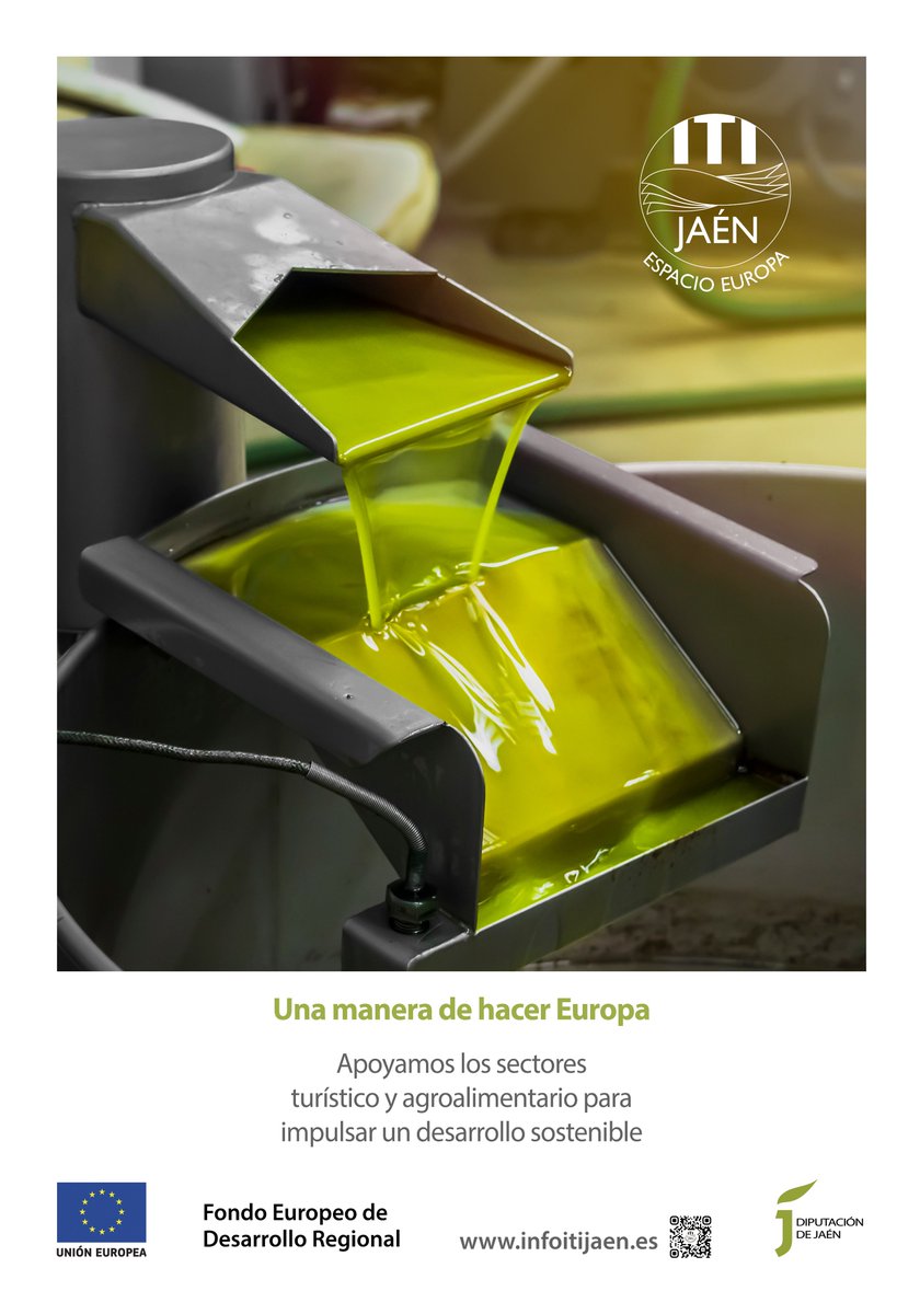 RETOS #ITIdeJaén 
🧳Apoyo a los sectores turísticos y agroalimentarios para impulsar un desarrollo sostenible 🏡

Una manera de hacer Europa 🇪🇺