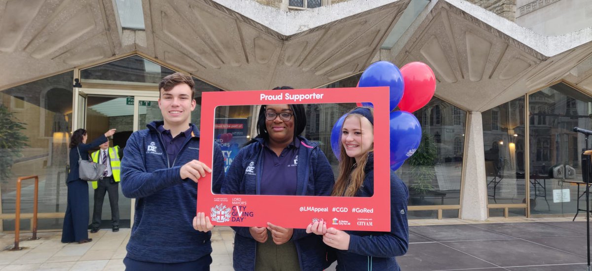 LMAppeal's tweet photo. We have our #cgd photo frames at the ready for our #citygivingday photo call @GuildhallLondon
Tell us what you’re doing today to #gored for charity #lmappeal https://t.co/j492cbckQp