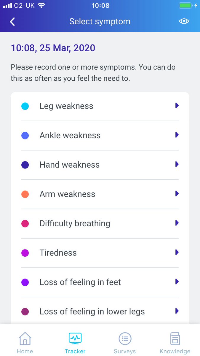Use the symptom diary to help remind you of key things to talk to your medical team about. 
 #charcotmarietooth #research #raredisease

<a href="/ecmtf/">ECMTF</a> <a href="/AssoCMTFrance/">CMT-France</a> <a href="/Federacion_ASEM/">Federación ASEM</a> <a href="/ACMT_Rete/">ACMT-Rete</a> <a href="/CMTUnitedKdom/">CMT United Kingdom</a> <a href="/CMTNeuropathy/">HereditaryNeuropathy</a> <a href="/cmtausa/">Charcot-Marie-Tooth Association</a>