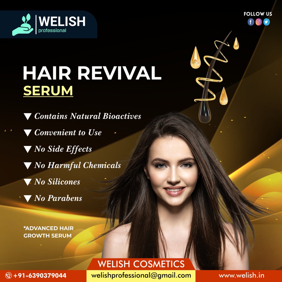 Welish hair revival serum is formulated to address various hair concerns and promote healthier, stronger and more vibrant hair.
☎️Contact Us : 063903 79044
#welish #hairgrowth #antihairfall #oliveserum #hairrevivalserum #hairrevival #hairrepair #serum #Tiger3Teaser