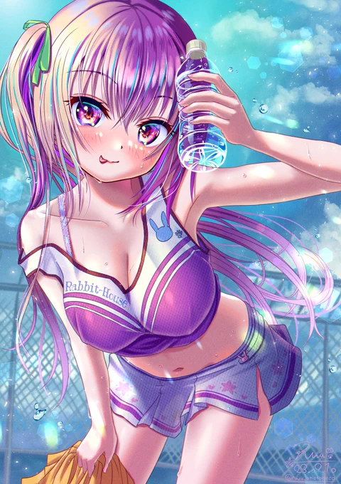 ごちうさチアガールまとめご注文はうさぎですか?保登心愛天々座理世宇治松千夜桐間紗路#イラスト #gochiusa 