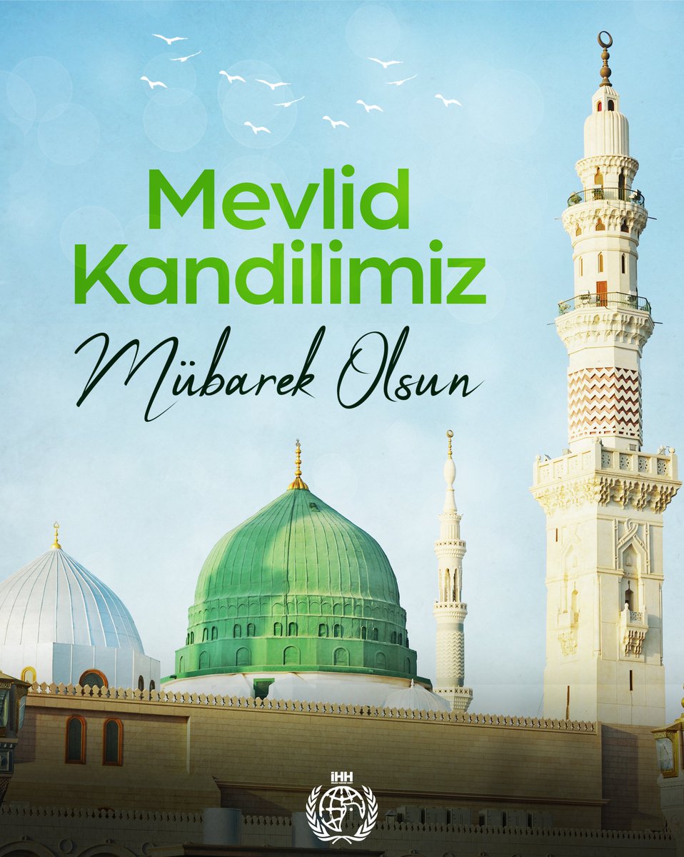 ihhinsaniyardim's tweet photo. Peygamber Efendimiz Hz. Muhammed'in (S.A.V.) dünyaya teşrif ettiği bu mübarek gecenin tüm insanlık için hayırlara vesile olmasını diliyoruz. 

#MevlidKandili'miz mübarek olsun. https://t.co/0apXalzDZX