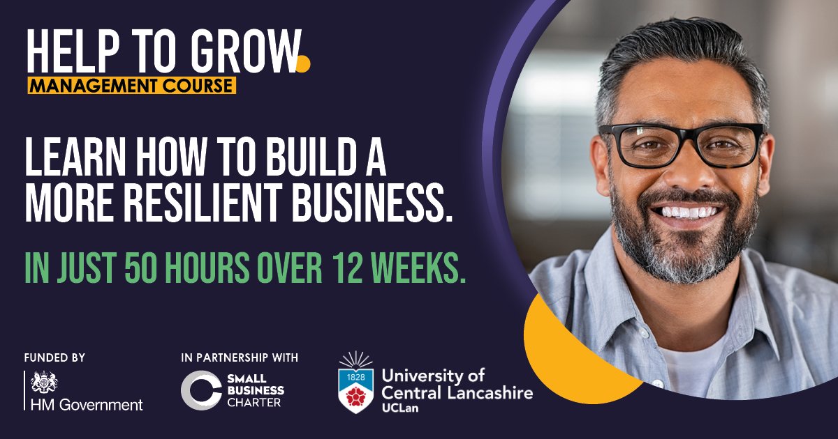 Not every small business leader plans to run a business of their own If you're one of life's accidental entrepreneurs, join the #HelpToGrow Management Course and gain confidence, skills, and tools to lead your business Register to start on 31 October🔽 ow.ly/hK1j50PlQtM