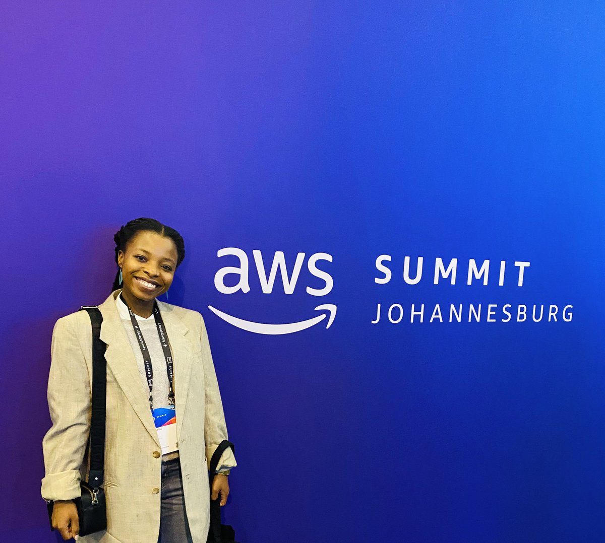 tsholo_nkosi27's tweet image. Deep in my cloud 9 era @awssummits #awssummit2023