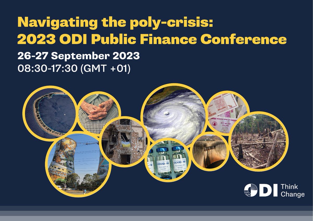 Watch live now as our public finance conference gets under way! Across the next 2 days, leading thinkers will share insights on how finance ministries can navigate the ‘poly-crisis’ the world faces today. Tune in as @EmergingRoy shares opening remarks: buff.ly/3POUmB1