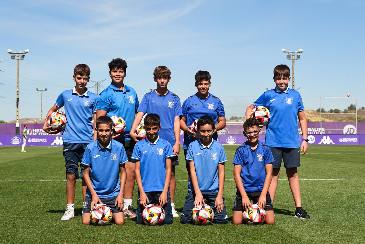 9⃣ jugadores del <a href="/CDUnionDelicias/">Unión Delicias</a> y San Viator, clubes conveniados, participaron como recogepelotas en el #RVPromesas 🆚 <a href="/RealAvilesInd/">Real Avilés Industrial</a>