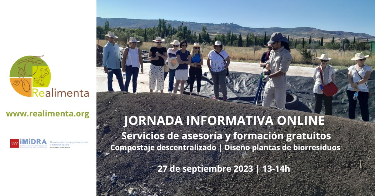 Eco_BioReg's tweet photo. Eres profesional agrario/ganadero?👩‍🌾 Gestionas una almazara/bodega? 🍇 Participas de una mancomunidad o eres técnicx municipal de M.A?🌿Aprovéchate de #Realimenta, el servicio gratuito de @midra_i para asesorarte y formarte en diseño de sistemas de #compostaje descentralizado👇 https://t.co/nDT9XG4GlH
