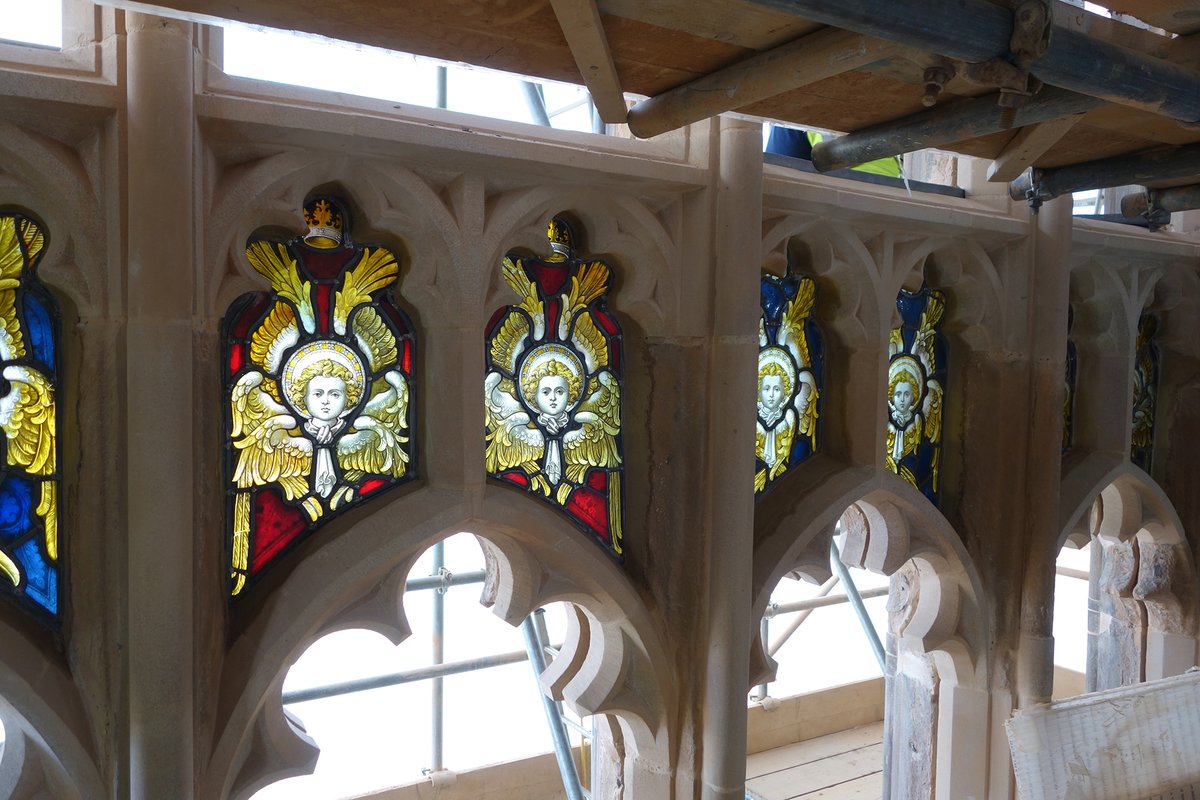 <a href="/easanet/">EASA</a> Rotherham Minster Church of All Saints, South Yorkshire, discovered decaying masonry, which threatened the Great West Window. With Walker Cunnington Architects, they restored the stonework, which conserved the window and reduced the building’s carbon footprint. 
3/7