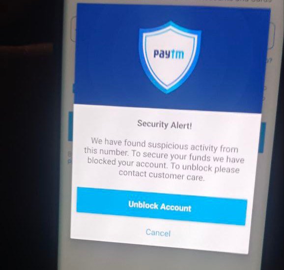 <a href="/Paytmcare/">Paytm Care</a> <a href="/Paytm/">Paytm</a> <a href="/PaytmBank/">Paytm Payments Bank</a> <a href="/paytmbankcare/">Paytm Bank Care</a> <a href="/PaytmBusiness/">Paytm For Business</a> <a href="/vijayshekhar/">Vijay Shekhar Sharma</a> 

Hello Paytm, My Account is  Blocked from past 5-6 months Without Any Reason &amp; I Am Using Paytm Since 2-3 Years. I Think This Is A Mistake. Please Check Once . Thank You