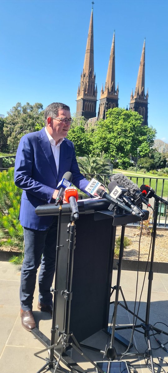 CONFIRMED: Daniel Andrews is standing down as Premier of Victoria. @10NewsFirstMelb #springst