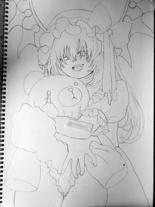 ペン入れした
いつもより時間かかったよ 