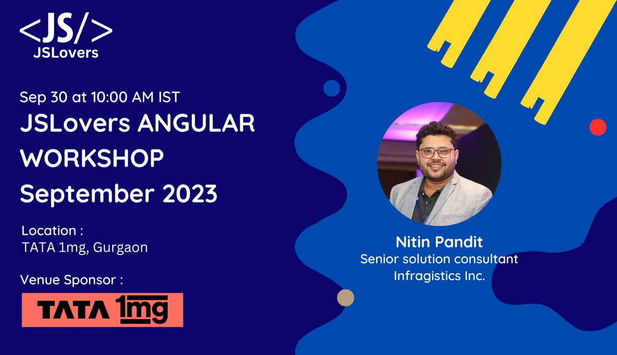 atishaybaid's tweet photo. 📢 Calling all JavaScript and AngularJS enthusiasts! 🚀 

Join us this Saturday as @thinkaboutnitin delves into the thrilling world of Angular Signals! 📡

🗓️ 30th Sep    
🕒 10:30 am
📍 TATA1mg Gurgaon

🔗RSVP:https://t.co/ZdjrX28ES3

@hellonehha @lakshayman2000 https://t.co/75AKBDo08g