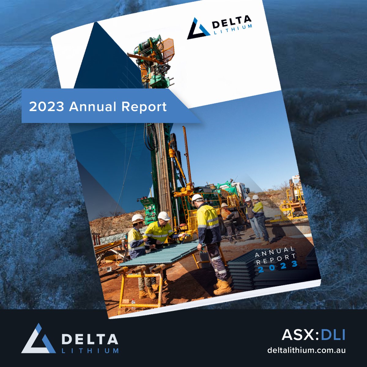DeltaLithium's tweet photo. $DLI (ASX:DLI) Delta Lithium Limited is pleased to present our 2023 Annual Report. 

Read full Annual Report here:
https://t.co/7PXd4YORc7 https://t.co/ExPHuzAs4t