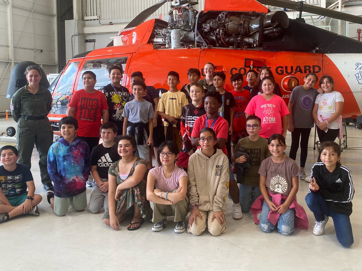 RoyalwoodLions's tweet image. Royalwood’s 5th Grade Starbase Students took a tour with the Coast Guard.
#TheFutureIsYours