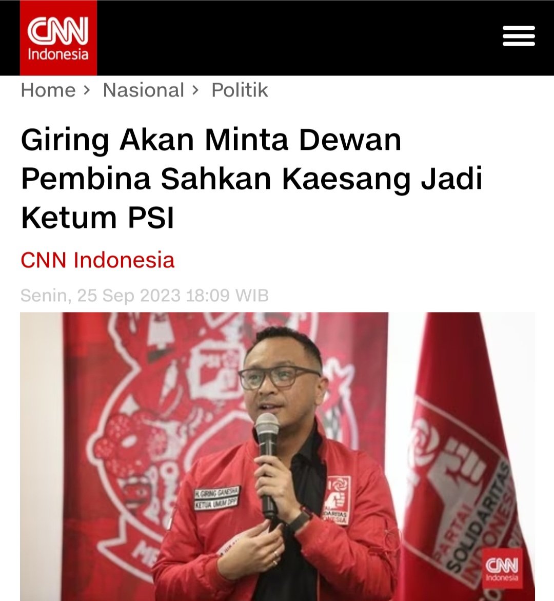 Trs giring mau kmn setelah serahkan jabatan nya sbg ketum 🤭