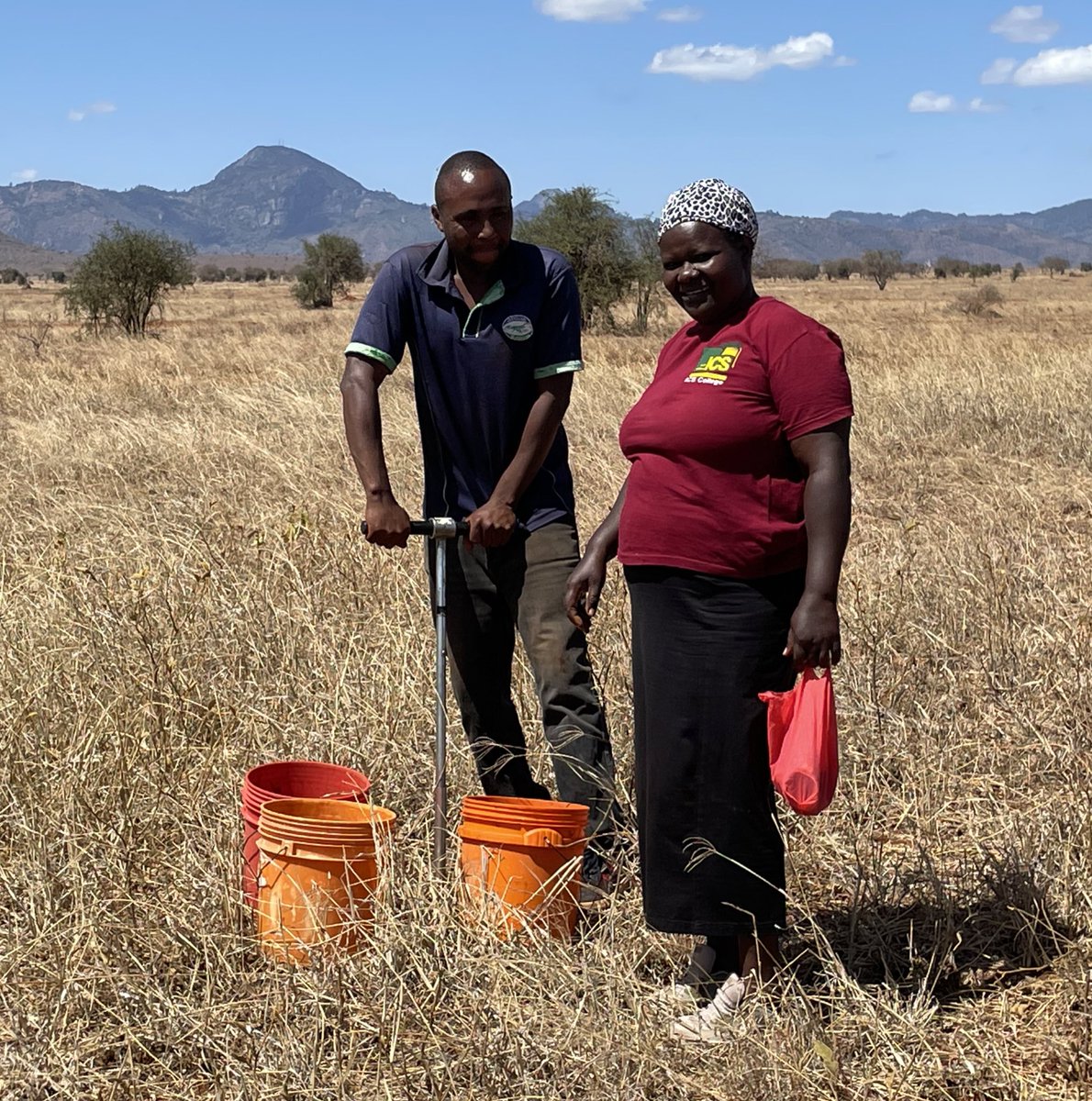 A super day in field conducting #soil health, vegetation diversity and land degradation surveys using the LDSF.

 <a href="/CIFOR_ICRAF/">CIFOR-ICRAF</a> is collaborating with <a href="/AWF_Official/">AWF</a> to monitor #NbS and #FLR solutions in Lumo &amp; Taita Hills Conservancy #Kenya 

bit.ly/48q057p