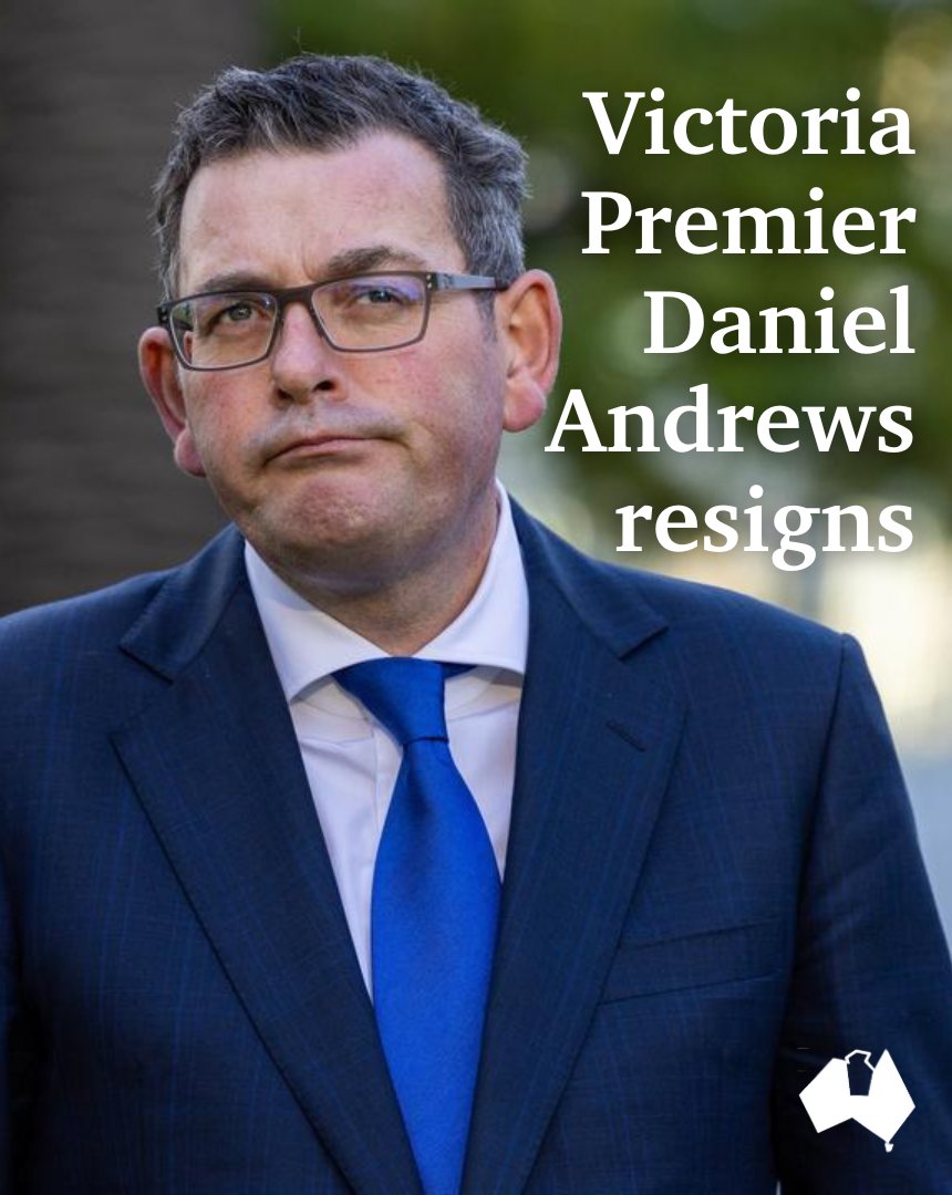 #BREAKING: VIC PREMIER DANIEL ANDREWS HAS SENSATIONALLY RESIGNED. #NTNEWS bit.ly/3rxHN3x