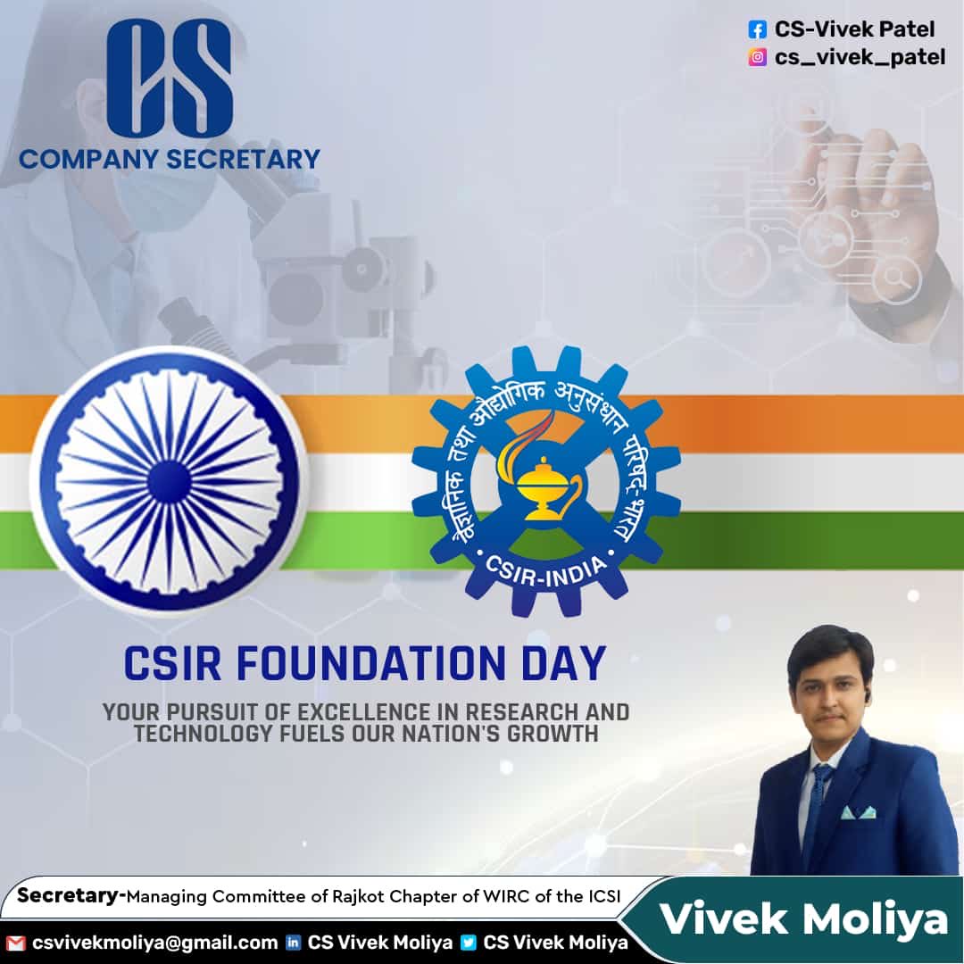 CsMoliya's tweet photo. #CSIRFoundationDay #CSIRCelebrates #INDIA #CSIR75Years #ScienceInnovation #CSIR #ResearchExcellence #CSIRLegacy #CSIRAt75 #ScientificAdvancement #InnovationImpact
#ScienceForSociety https://t.co/3RsZOSsTcv