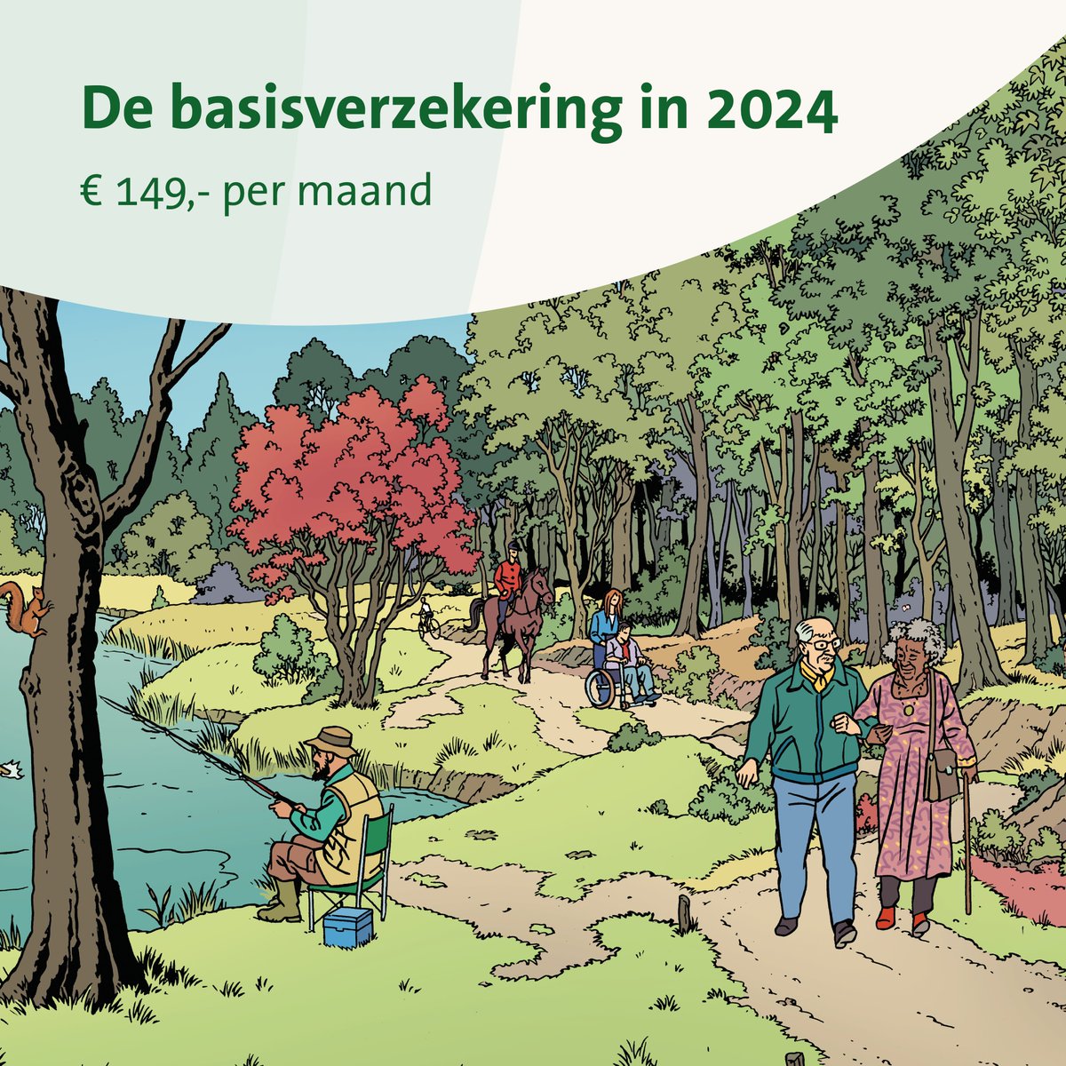 De premie voor de basisverzekering voor 2024 gaat fors omhoog. DSW-verzekerden betalen in 2024 € 149,- per maand, een stijging van € 11,50. De belangrijkste reden voor de premieverhoging is een verdere stijging van de kosten van de gezondheidszorg ->dsw.nl