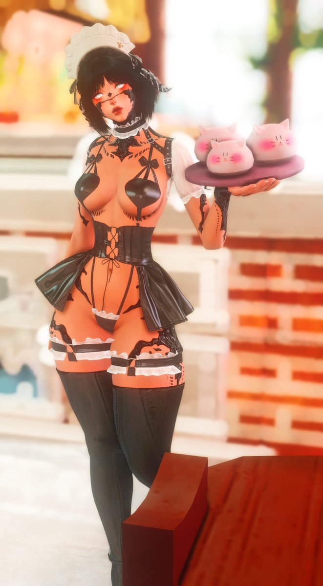 Miyu_XIV's tweet photo. May I take your order 👉🏻👈🏻

#FFXIV • #AuRa • #ReShade • #EorzeaPhotos • #GPOSERS https://t.co/P0D0HBr0f5