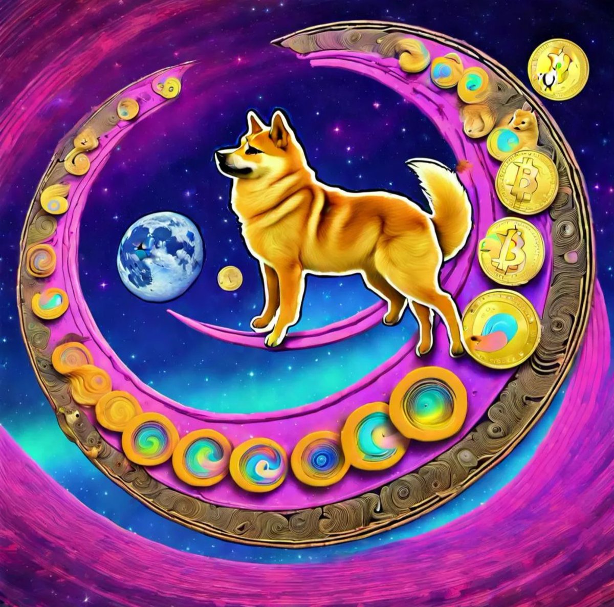 Martyj_999's tweet photo. Meanwhile... we #doge. 
#dogecoin
#dogecommunity #dogefamily #dogetospace https://t.co/7iEhk2oVta