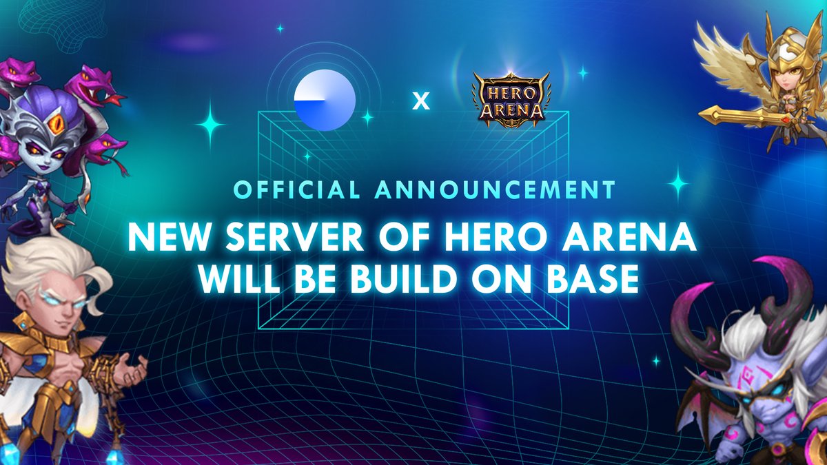 🔥Official Announcement: We are delighted to announce that the next game server will be @BuildOnBase ⏰HERA holders will have the exclusive privilege of early ownership of a special NFT Collection designed for the New Server. Stay tuned for more updates! #BuildOnBase #GameFi