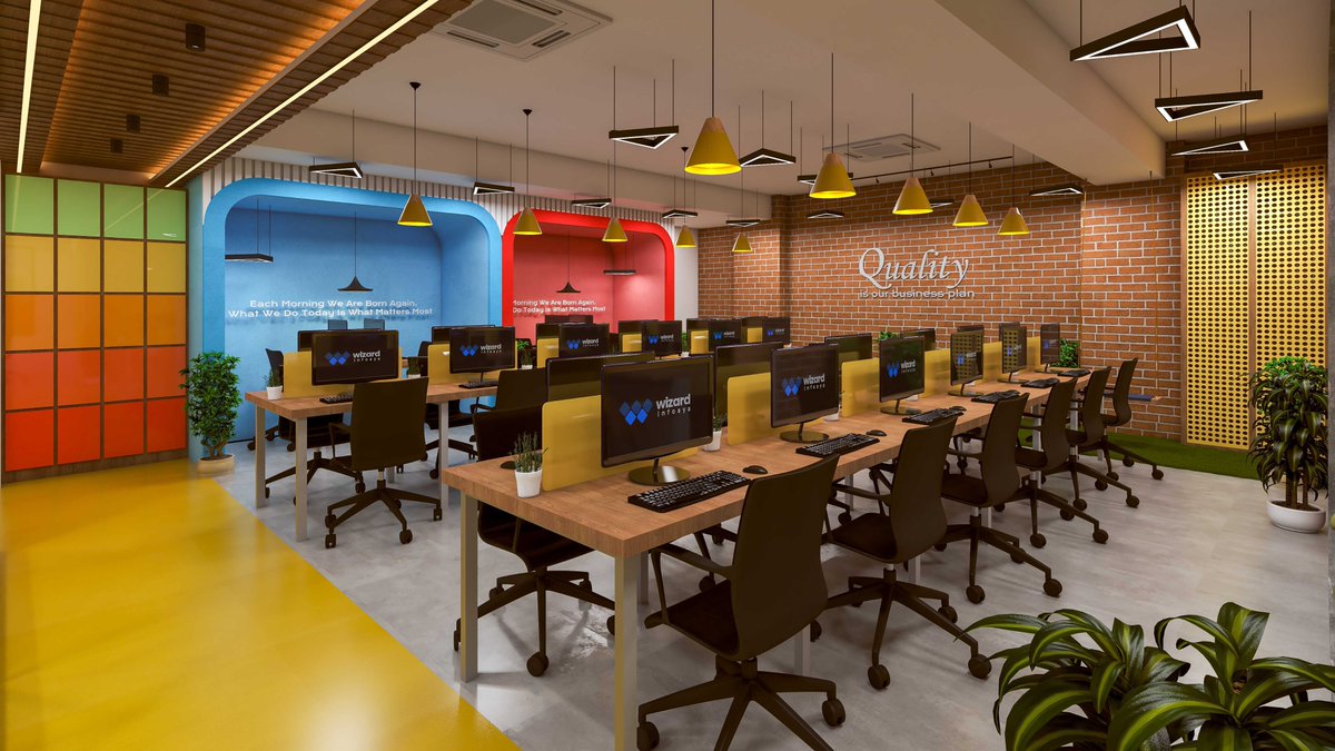 'Where Creativity Meets Functionality: Get Ready for Our Stunning Office Transformation!🎨💼
 
#OfficeInteriorsUnveiled #newoffice #interiordesign #creativity #OfficeEvolution #Inspiration  #OfficeTransformation #WorkspaceGoals #CreativeWorkplace #Vadodara #Wizardinfosys #Wizies