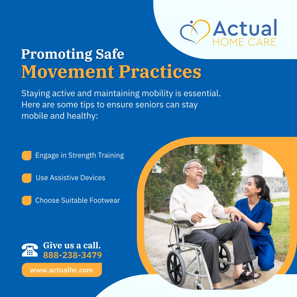 Let's keep moving safely! Whether you're exercising, commuting, or simply getting around, prioritize safety to enjoy a life in motion.

#HomeCare #TotowaNJ #SafeMovement #SafetyPractices