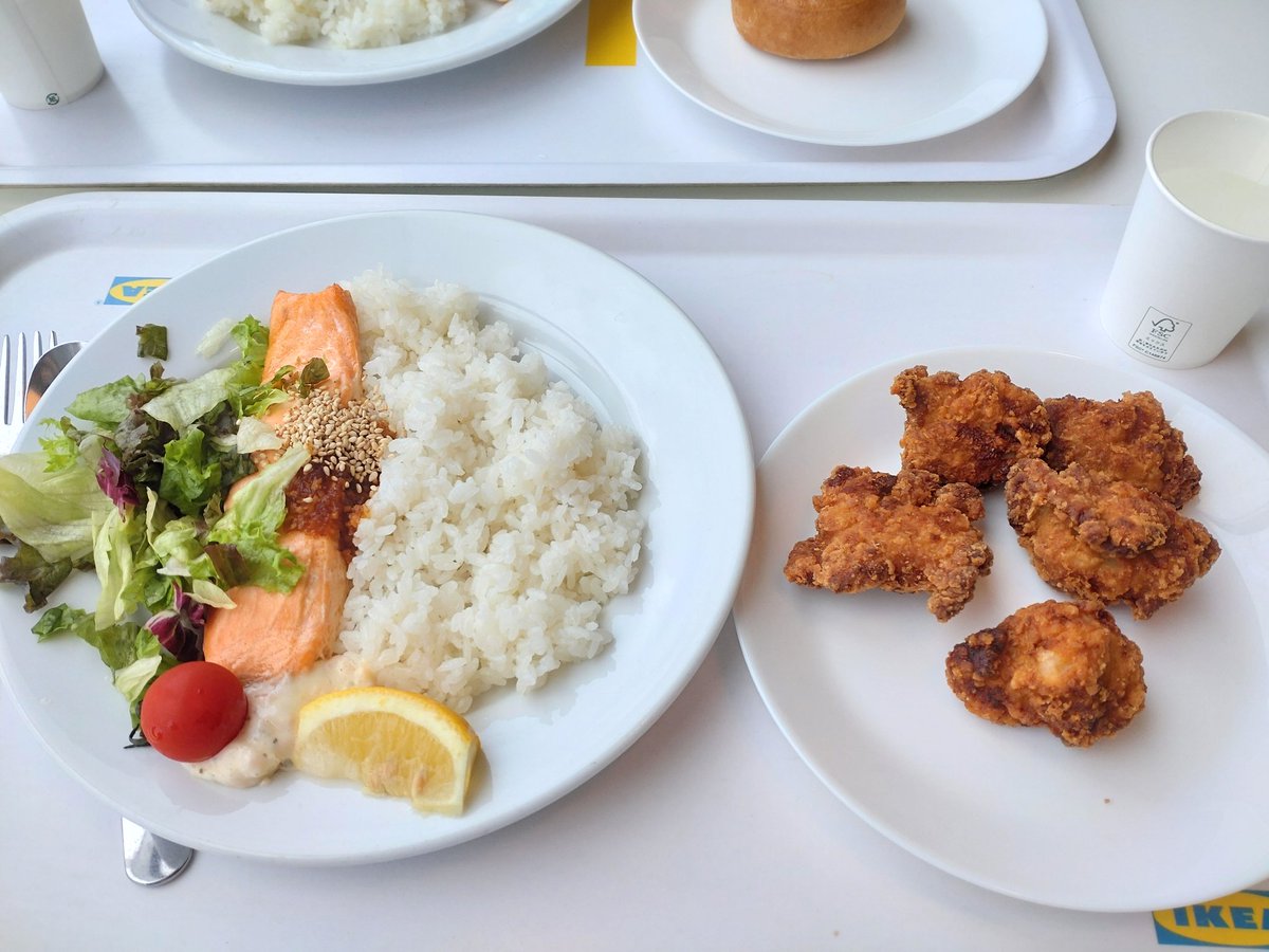 Kei_v's tweet photo. 今日��お昼はちょっと贅沢にIKEAで食べて大満足です🥰 https://t.co/3PiU6KB38L