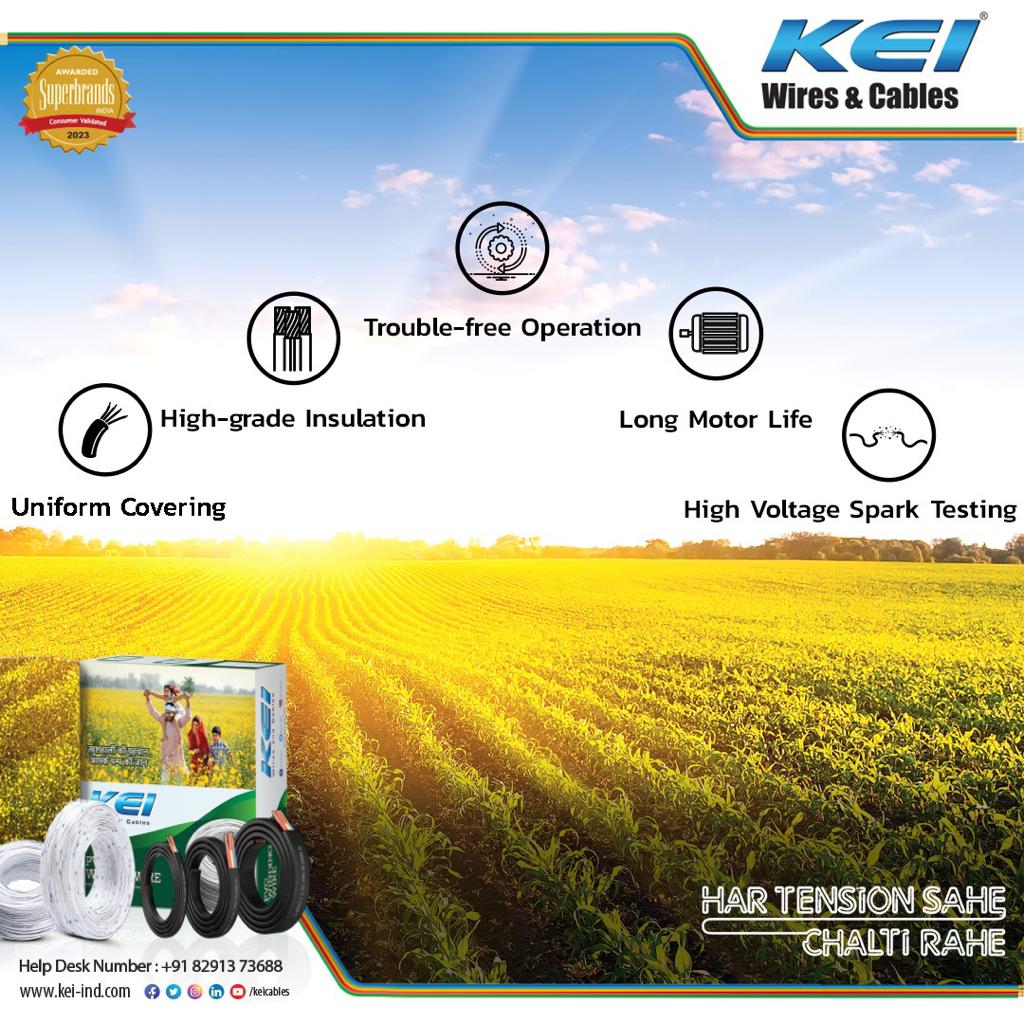 keicable's tweet image. Discover KEI Winding Wires, crafted with 99.97% Pure Electrolyte Grade Bright Annealed Bare Copper, it not only saves energy but ensures value for money too.⚡️🙌
#safety #purecopper #kei #pureperformance #windingwires #irrigation #durability #ChooseWisely #hartensionsahechatirahe
