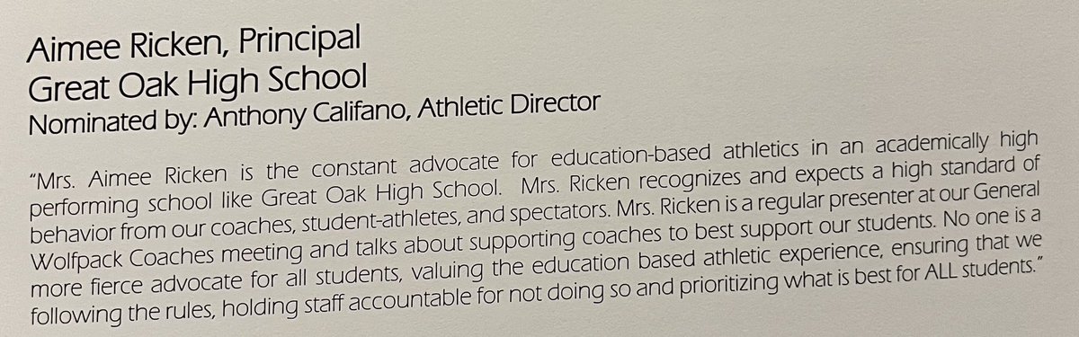 Great Oak HS tweet media