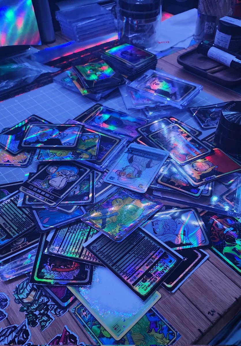 0xKrypt0knight's tweet photo. GN!

Started this journey back in January, not knowing where it would take me. I'm excited to announce and show you all what's next! Peep the v1 👀 😂 @HoloDeckz #PFPTradingCards #HoloDeckz https://t.co/WqBrqpjBg7