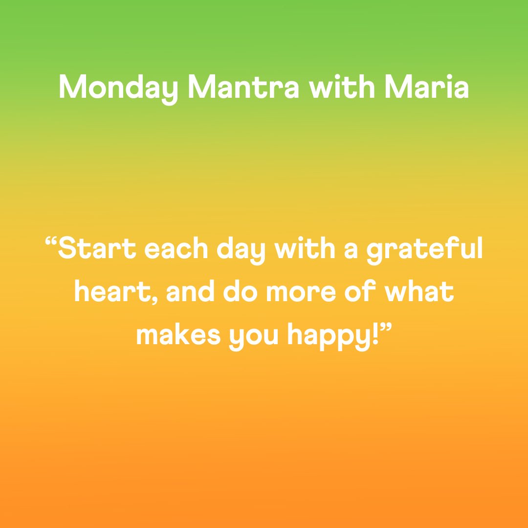 MOSH (@mosh_life) on Twitter photo This week’s Monday Mantra is short and sweet, but can make a huge impact! ☀️ <a href="/mariashriver/">Maria Shriver</a> This week’s Monday Mantra is short and sweet, but can make a huge impact! ☀️ <a href="/mariashriver/">Maria Shriver</a>