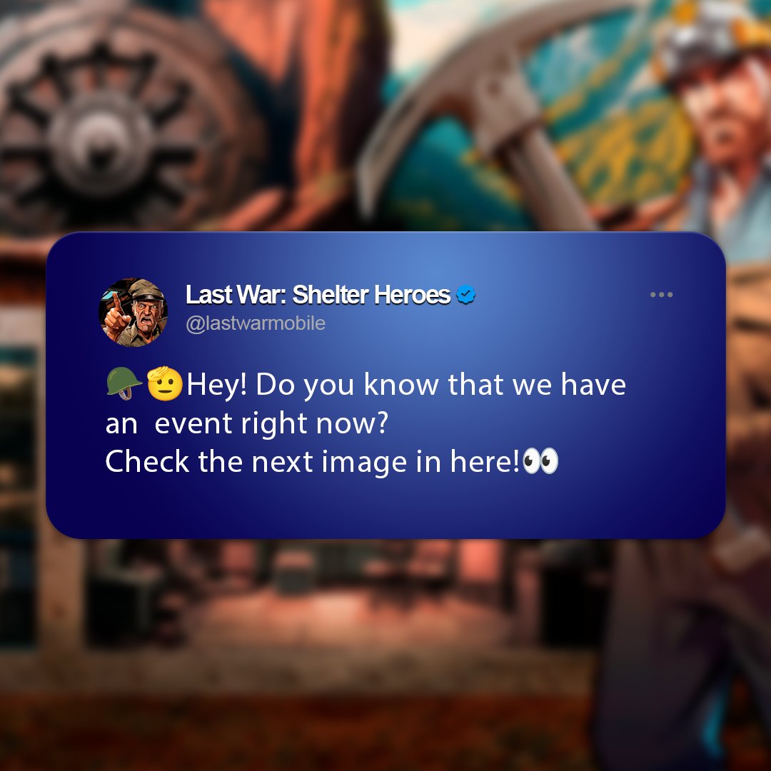 lastwarmobile's tweet photo. Hey 🤠 Don't you miss this! https://t.co/lZzZJM3fyd