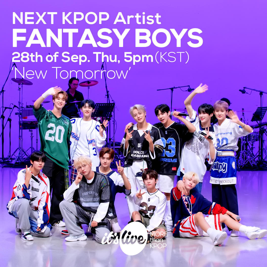 itsLIVEofficial's tweet photo. <COMING UP NEXT>
#판타지보이즈 - #NEWTOMORROW
#FANTASYBOYS - New Tomorrow
@fantasyboys_twt

#잇츠라이브 #KPOP #itsLive https://t.co/qYqCQkTv6x