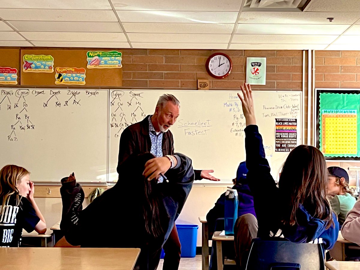 A great visit from Dr. S! Activating prior knowledge and getting students to make connections to literature was so much fun! Thank you Leyton, we all appreciated learning from you and with you…can’t wait for your next visit to SD27.