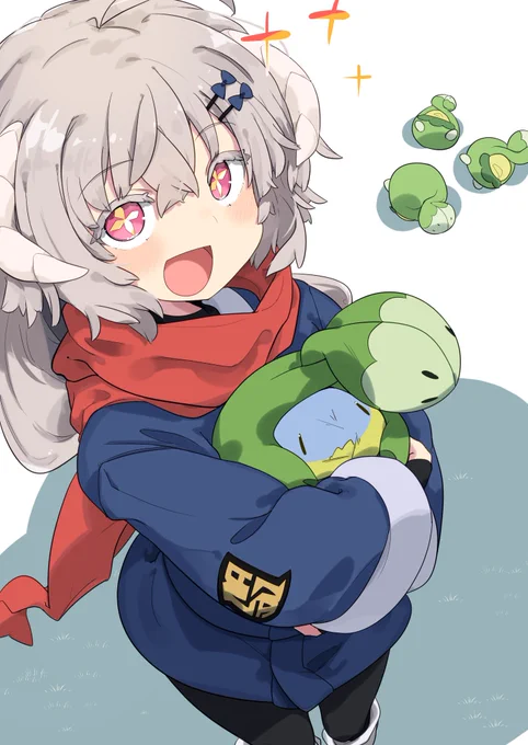 #アートトレイン城兼さんよりバトンいただきましたので、せっかくなのでVの子FAのお気に入りをばお次バトン、よろしければ!  やりかたあってるかしら…? 
