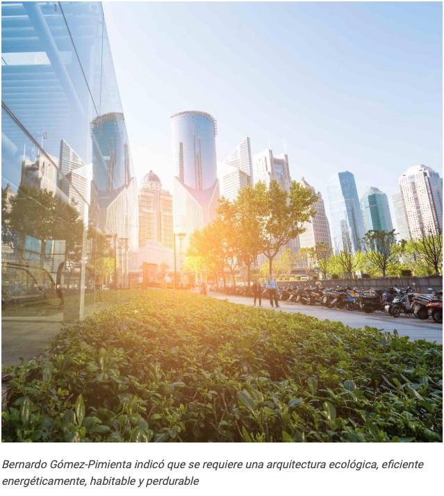 Durante la conferencia ‘Desafíos de la Arquitectura Verde en México’, organizada por la firma <a href="/Owenscorningmex/">Owens Corning México</a>, el arquitecto francomexicano <a href="/bernagompim/">B Gomez-Pimienta</a> destacó la importancia de transitar hacia modelos constructivos sustentables.