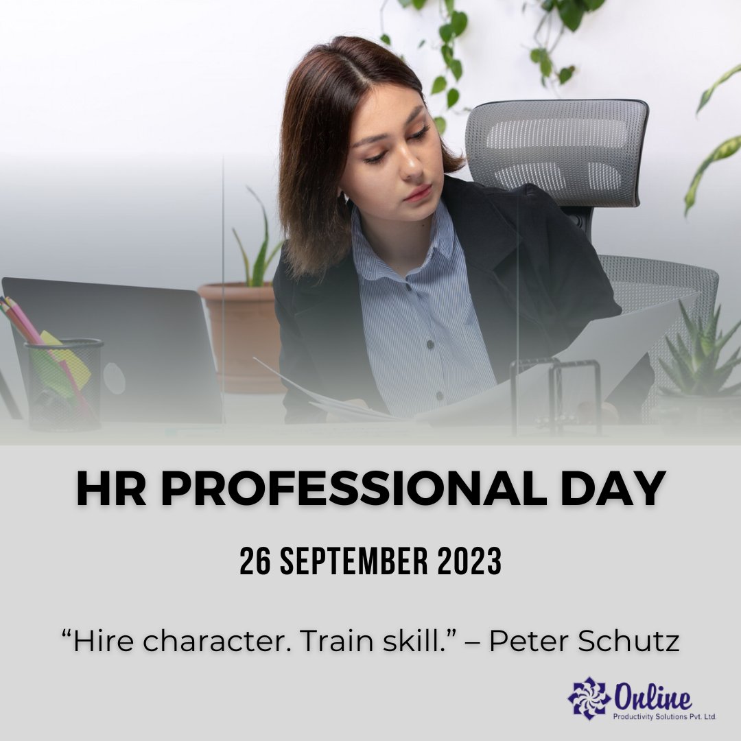 opspl's tweet photo. On September 26th, we commemorate #HRProfessionalDay, a day to recognise the HR experts who navigate the human element of business with finesse.
Happy HR Professional Day to our HR!
.
.
.
#HRProfessionalDay2023 #HumanResources #HR #Recruitment #ITServices #OPSPLCares #OnlineGoa https://t.co/PgoNnHRfR2