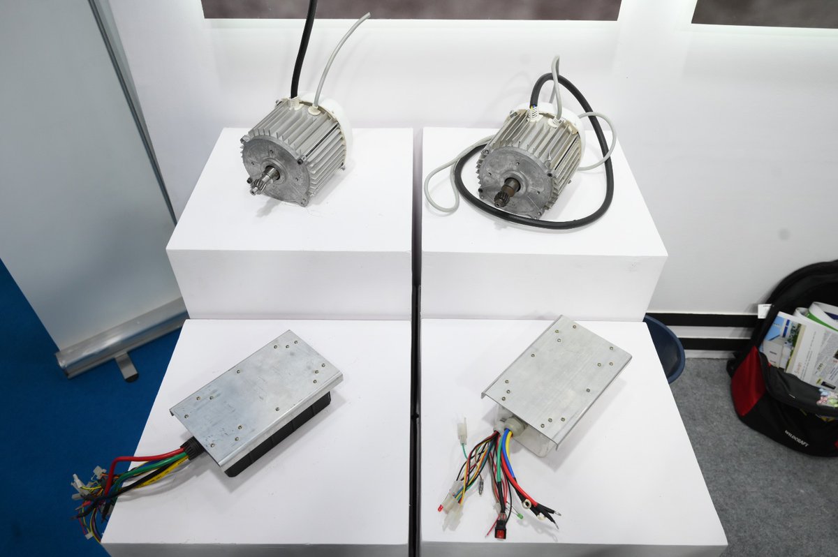 alphasinetech's tweet photo. We participated in the #EV India Expo 2023 &amp; displayed our EV #powertrain components

We used the opportunity to present our broader capabilities to design, develop &amp; manufacture energy efficient #BLDC #motors, #controllers and develop motion control technologies for the future https://t.co/hHQp5snCzb