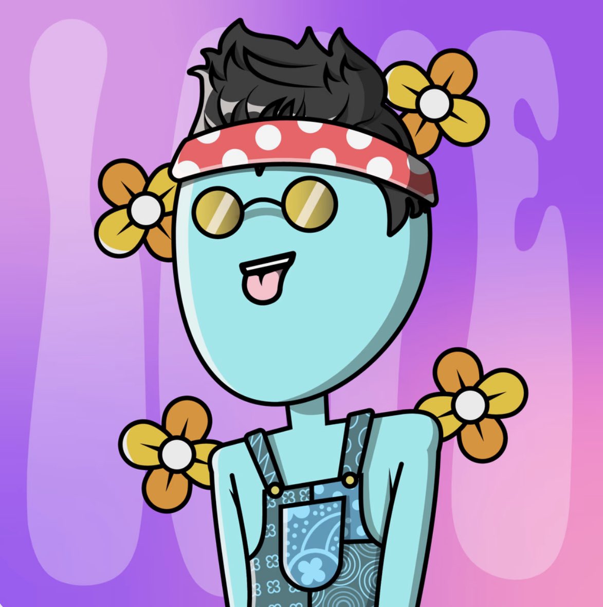 BR0THERWEST's tweet photo. @HLKHolistic @Metatron_Won11 @HippieLifeKrew Sick! Super rare hat trait yo!
#WeDaKrew #krewmunity https://t.co/rxzeQkH09y