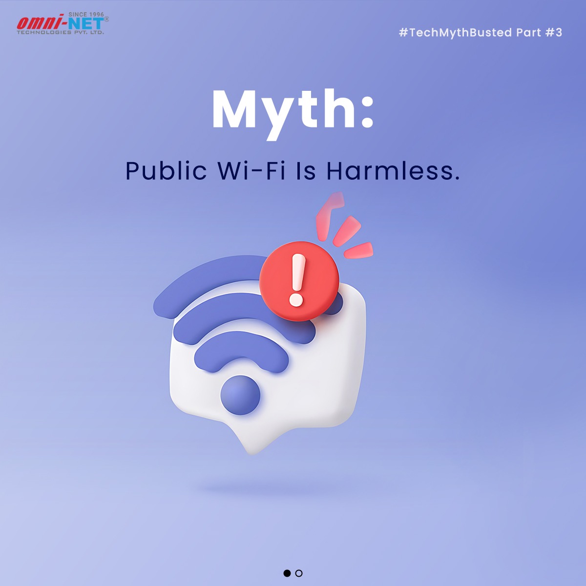 OmninetTech's tweet image. #TechMythBusted  part #3

Think public Wi-Fi is your safe haven? Think again! Get the facts and stay secure.

The 4th and final myth is on its way. Like, comment, share, and follow as we unravel the truths in tech.

 #StaySecure #Omninettechnologies
