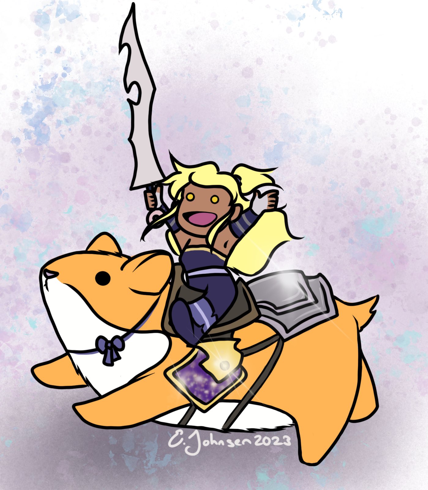 e.johnsen on X: @rollwdifficulty Sometimes, a girl just needs a giant  space hamster to ride into battle. Inspired by today's q&a live chat. I  seriously love you guys. #rollingwithdifficulty #gianthamsters  t.co5GtflgnPgR 