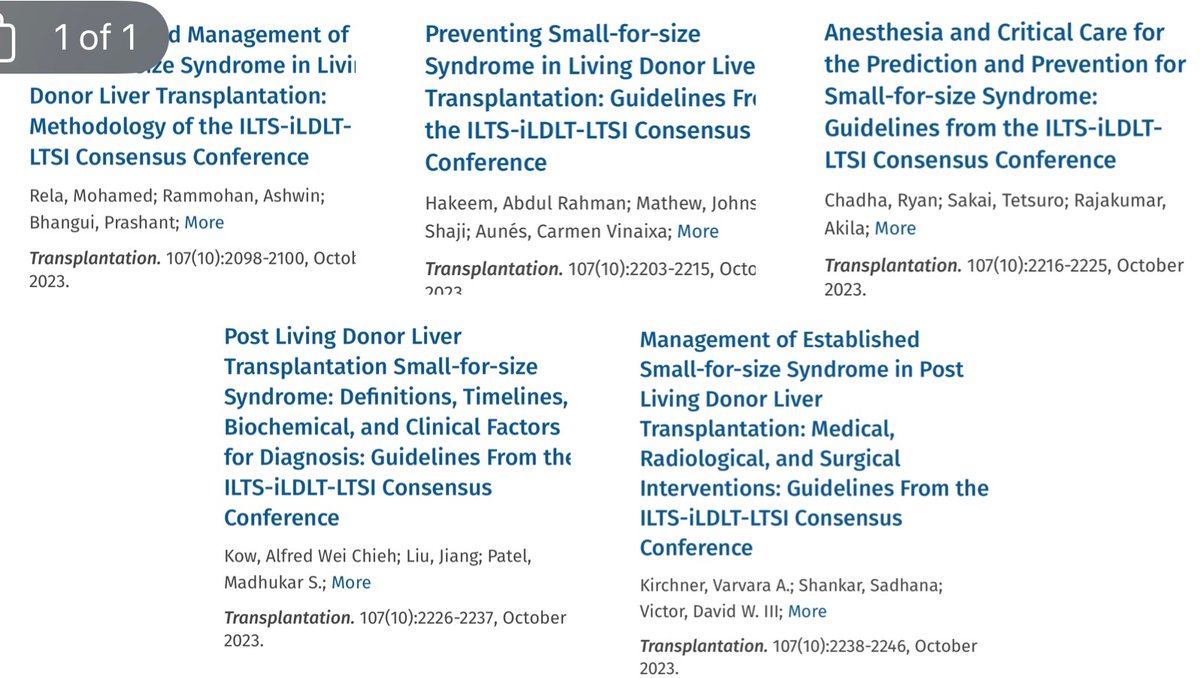 journals.lww.com/transplantjour… @_ILTS_ @ILTSJC @Rela_Institute @dbalci @kymwatt @TomoTanakaLTx @AShinginaMD @Nicholas_Syn @mikespiro All five consensus papers are published on SFSS in LDLT! @StanfordAbdTxp
