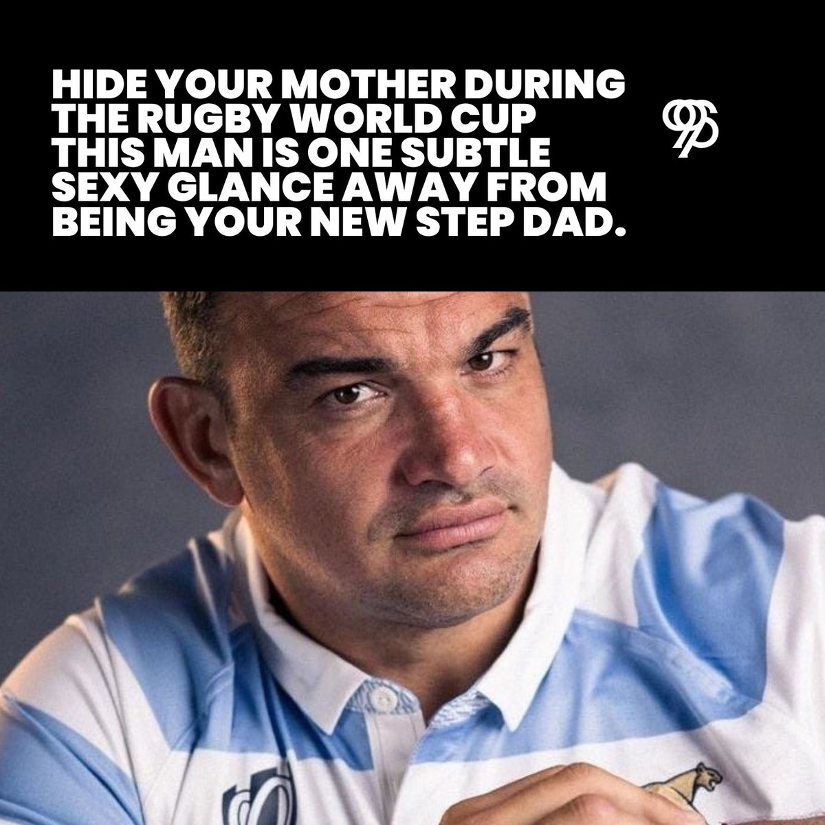 He’s your new Daddy. #RugbyWorldCup #KeepRugbySocial